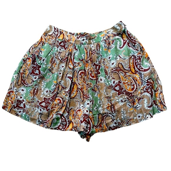 NWT Mango Printed Cotton Shorts Size Small - Picture 3 of 4